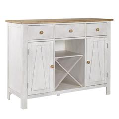 Lindsey Farm Server in Weathered White