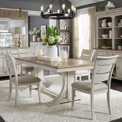 Optional 5 Piece Trestle Table Set