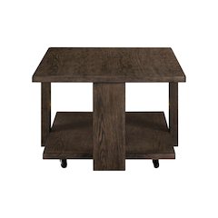 Harrison Cocktail Table for Living Room - Espresso Brown Oak