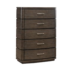 Cascade Falls Bedroom 5 Drawer Chest  - Satin Espresso