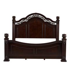 Messina Estates King Poster Bed in Cognac