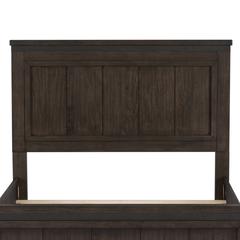 Thornwood Hills Full Panel Headboard in Rock Beaten Brown w/ Saw Cuts