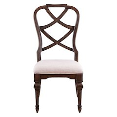 Providence Park Wood Back Side Chair for Dining Room - Set of 2 - Chateau Brown
