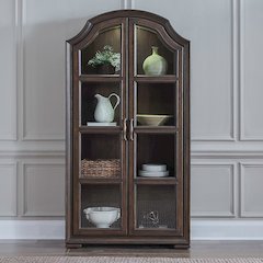 Providence Park Bunching Display Cabinet for Dining Room - Chateau Brown