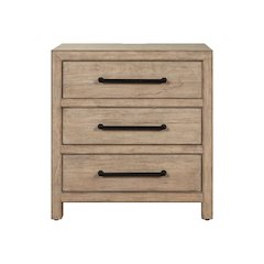 Proximity Place Bedroom Nightstand with AC USB Charging Station - Barley Buff