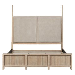 Proximity Place California King Poster Bed - Barley Buff Birch Wood