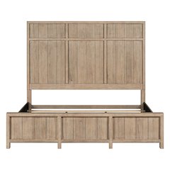 Proximity Place King Panel Bed - Barley Buff Birch Wood