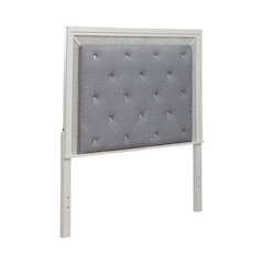 Reflections Queen Upholstered Panel Bed Headboard with Touch Lights - Pearl