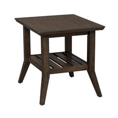 Ventura Blvd Rectangular End Table in Bronze Spice