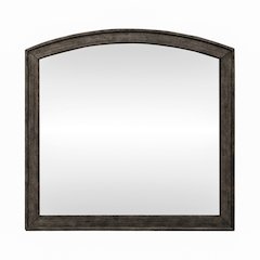 Avalon Arched Mirror - Coffee Bean Oak Wood Frame
