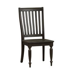 Harvest Home Slat Back Side Chair (RTA) in Chalkboard
