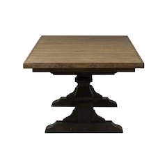 Harvest Home 7 Piece Trestle Table Set in Chalkboard