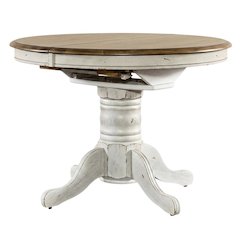 White, Pedestal Table, Pedestal Base, Quality Build