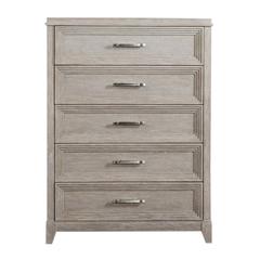 Belmar 5 Drawer Chest in Washed Taupe