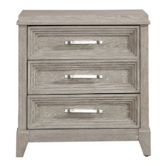 Belmar 3 Drawer Night Stand in Washed Taupe