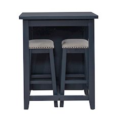Brook Creek 3 Piece Counter Set - Navy