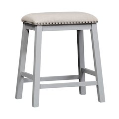 Brook Creek 5 Piece Counter Set - White in White