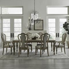 Magnolia Manor Opt 7 Piece Rectangular Table Set - Weathered Bisque