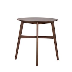 Brown Round Dining Table – Elegant Small Round Kitchen Table for Any Space