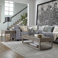 Bartlett Field 3 Piece Set (1-Cocktail 2-End Tables) in Grey