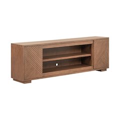 Easton Entertainment Stand 84 Inch TV Console  - Urban Bronze Poplar Wood