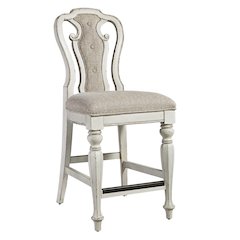 5 Piece Gathering Table Set in Rubberwood Solids w/ White Oak & Birch Veneers