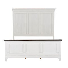King California Panel Bed, Dresser & Mirror