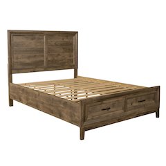 Ridgecrest Queen Storage Bed, Dresser & Mirror, Night Stand