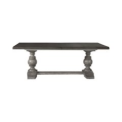 River Place Trestle Table Set in Pine Solids & Veneers