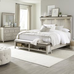 Ivy Hollow King Mantle Storage Bed, Dresser & Mirror
