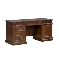 Brayton Manor Credenza in Poplar Solids & Cherry/Birch Veneers