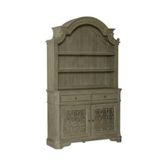 Magnolia Manor Hutch & Buffet in Weathered Bisque