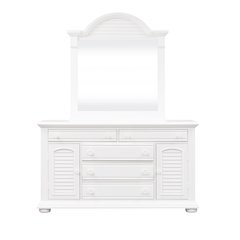 King Panel Bed, Dresser & Mirror, Night Stand