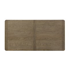 Trestle Table in Rubberwood Solids with Hickory & Pine Veneers