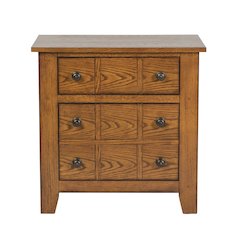 Grandpas Cabin King Sleigh Bed, Dresser & Mirror, Chest, Night Stand