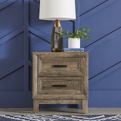 Ridgecrest King Storage Bed, Dresser & Mirror, Chest, Night Stand