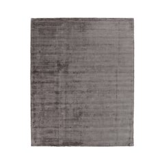 Cameron Hand-woven Distressed Viscose Area Rug  Charcoal 8X10
