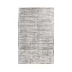 Cameron Hand-woven Distressed Viscose Area Rug  Dove Gray 5X8