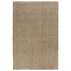 Savannah Hand-woven Jute Area Rug  Natural/Ivory 5X8