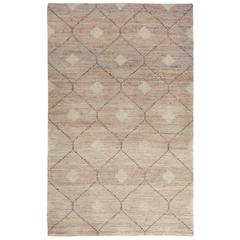 Reign Diamond Hand-woven Area Rug  Natural/Beige/Gray 5X8