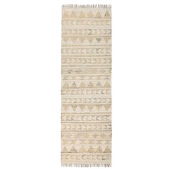 Camille Handwoven Jute Area Rug  Natural 2.6x8