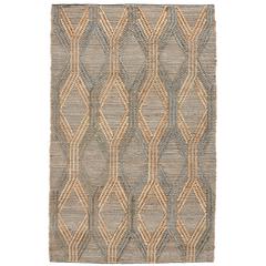 Manitou Beige and Blue Accent Rug, By Kosas Home