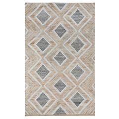 Lagos Blue Multi Handwoven Area Rug, By Kosas Home