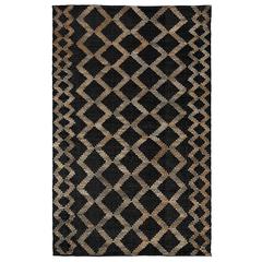 Katerina Black/Natural Handwoven Area Rug by Kosas Home