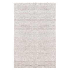 Chevron Hand-woven Jute Area Rug by Kosas Home Ivory/Natural
