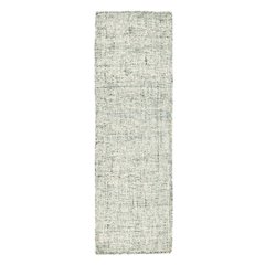 Oscoda 2.6'x8' Sustainable Handwoven Fog Gray Accent Rug