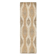 Manitou 2.6'x8' Natural  Jute Blend Ivory Hand Woven Accent Rug