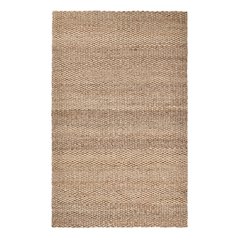 Santa Cruz 5'x8' Jute Handwoven Sustainable Beige Accent Area Rug
