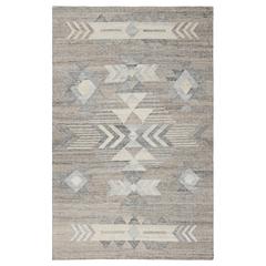 Alpena 5x8 Indoor Outdoor Handwoven Gray Multi Area Rug by Kosas Home