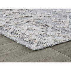Hoeft 8x10 Indoor Outdoor Handwoven Gray Multi Area Rug by Kosas Home